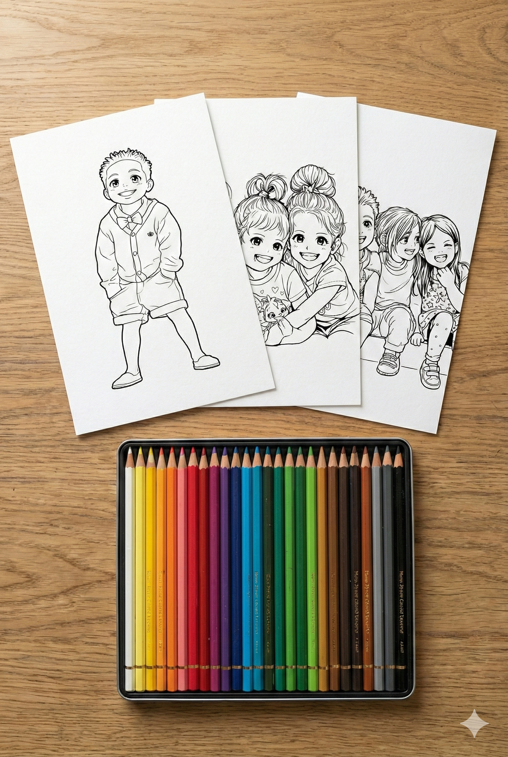 10-Pack Personalized Coloring Sheets